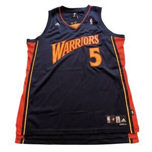 Vtg Baron Davis Jersey #5 Golden State Warriors Adidas Embroidered Jersey XXL+2